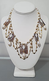 Mother of Pearl Necklace from Puerto Rican artist Miguel F. Santiago's Collection