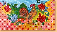 Giclee Print: Gallo Boricua
